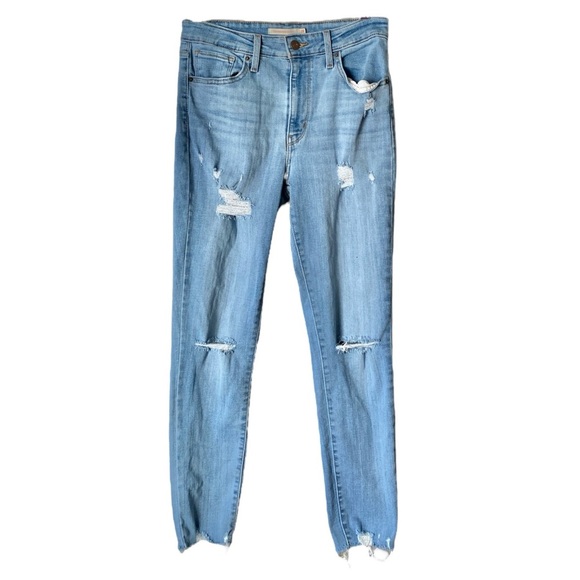 LEVI’S |  Women's 721 High Rise Skinny Light Blue Denim Jeans Size 29 - Picture 3 of 9